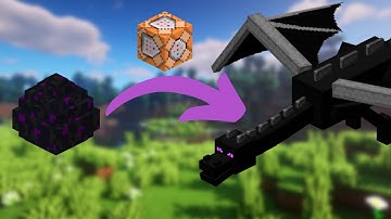 How To Spawn Ender Dragon In The Overworld!!