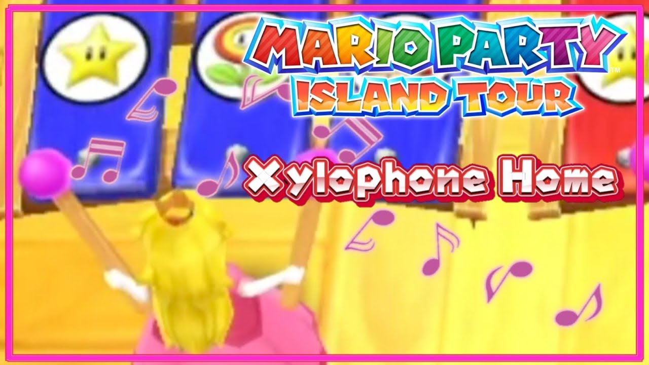 Mario Party Island Tour Xylophone Home Peach Gameplay YouTube