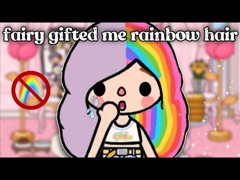 pov : I am the one without 🚫 rainbow hair in my class 🌈 💇 #tocaboca #rainbowhair #pov