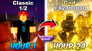 Grinding NEW Anime RNG For 24 Hours & GOT LUCKY | Here's What Happened