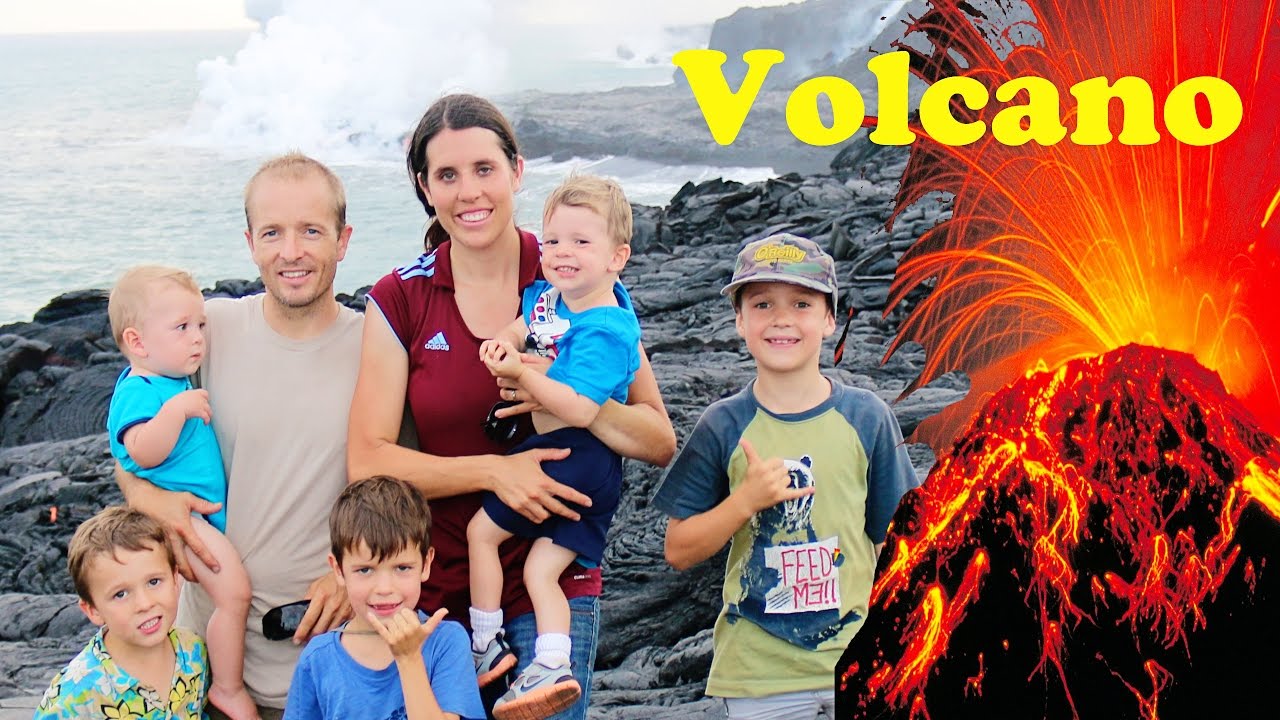 FAMILY VACATION Bike Big Island Hawaii VOLCANO Family Fun 5 KIDS