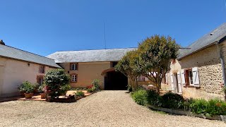 An Attractive Courtyard Farmhouse with Guest Cottage | For Sale by French Character Homes