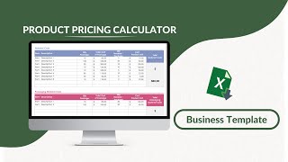 Product Pricing Calculator Excel Template screenshot 5