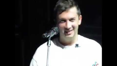 Tyler gets emotional during his speech