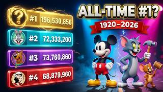 Most Popular Cartoons Worldwide (1920–2026) | Rise & Fall of Animation