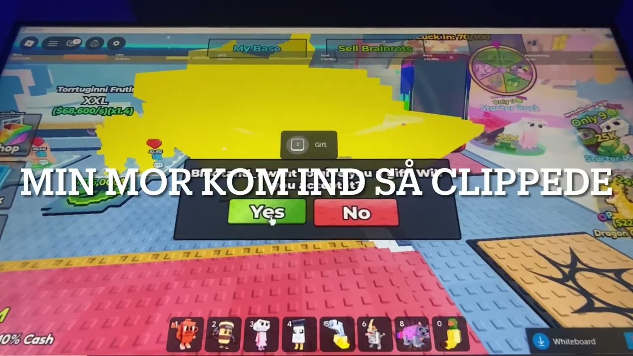 Part 2 min ven er sindsyg til scrool a brainrot…………………..dansk roblox