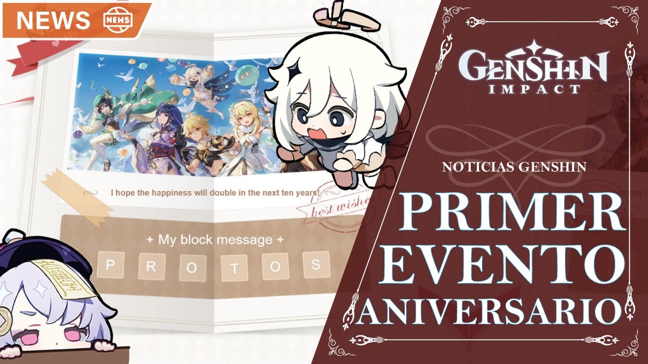 Genshin Impact - O evento Web de Aniversário Em Busca das