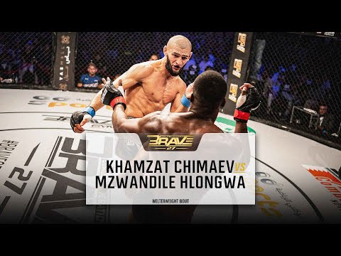 видео: Khamzat Chimaev vs Mzwandile Hlongwa | FREE MMA Fight | BRAVE CF 27