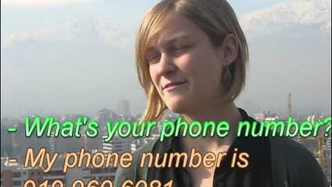 Asking for and Giving Personal Information