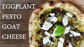 [No Music] Neapolitan Style Pizza (Roasted Aubergine, Pesto & Goat Cheese) Pesto Pizza Sauce Recipe