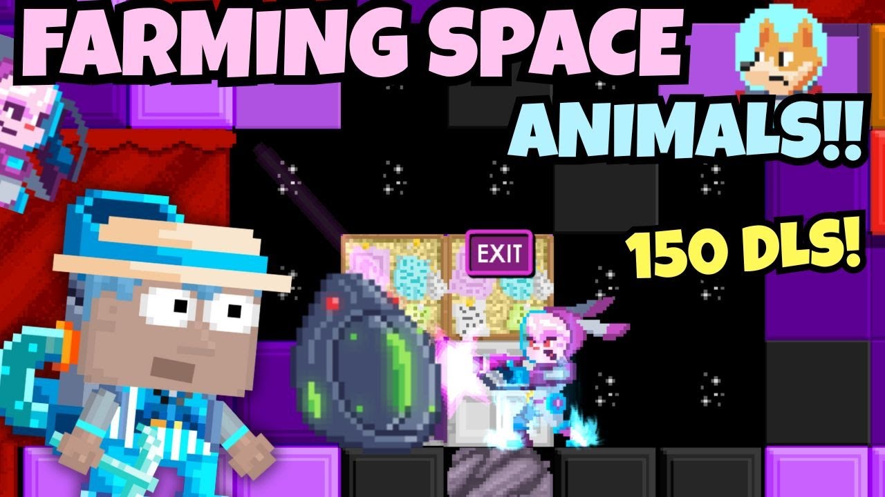 150 DLS ALIEN GACHA!! 🛸 FARMING SPACE ANIMALS! | GrowTopia Aliens 2025 ...