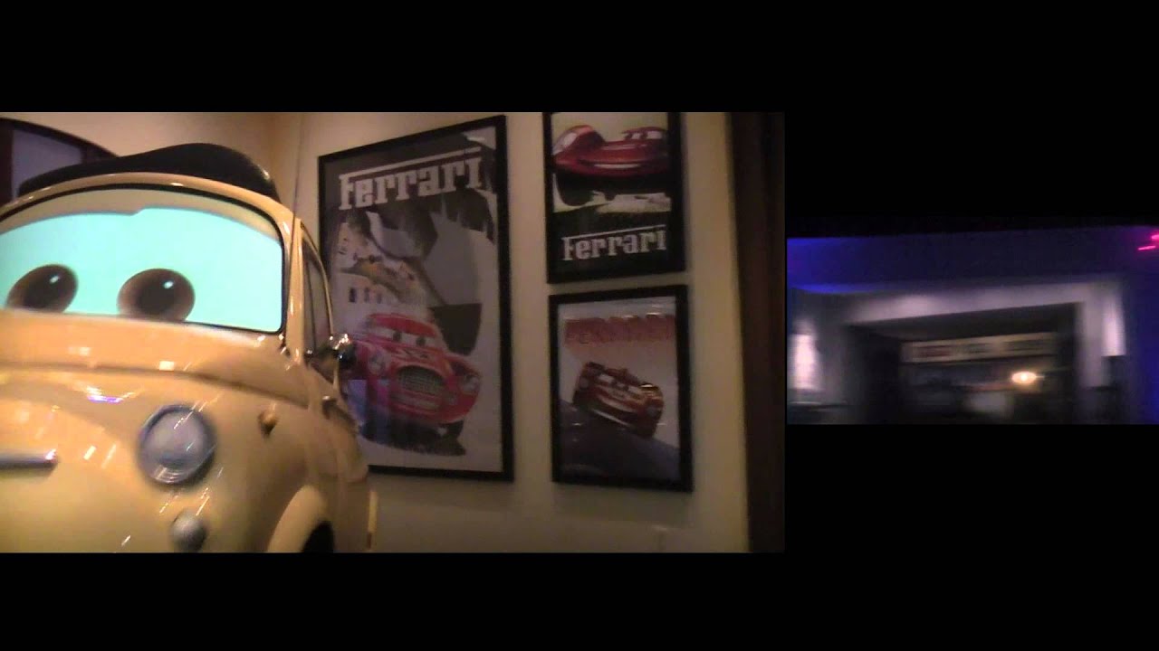 POV (Full Ride) of Radiator Springs Racers in Cars Land - Luigi and ...
