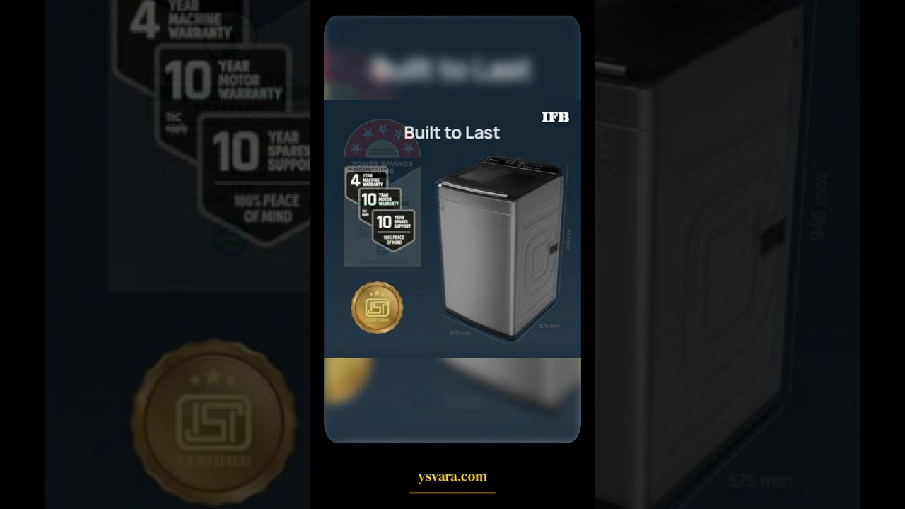 IFB 7.5 Kg 5 Star with DeepClean® Technology, AI Powered, Fully Automatic Top Load Washing Machin...