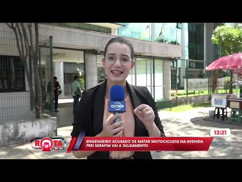 Engenheiro acusado de matar motociclista na avenida Frei Serafim vai a julgamento