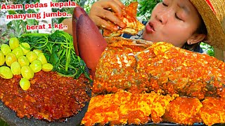 KLENGER 🤤‼️ASAM PEDAS KEPALA MANYUNG LALAP JENGKOL MUDA JANTUNG DAN SAMBEL 