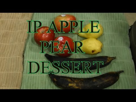 INSTANT POT APPLE PEAR DESSERT