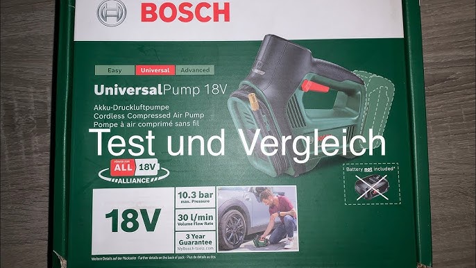 Compresseur sans fil Bosch Home and Garden UniversalPump 18V 0615991FN4  avec 1 accu