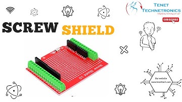 Screw Shield || ArduinoShield ||  ScrewTerminal || Tenet Technetronics