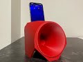 BambuLab H2D | Live 3D Printing | Acoustic Horn - Passive Smartphone Amplifier