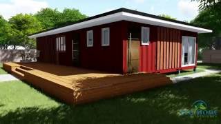 SCH11 3 x 40ft 2 Bedroom Container Home video