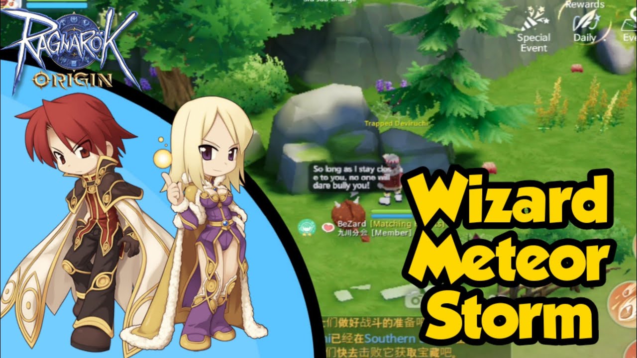 Wizard Meteor Storm Build ragnarok Origin YouTube