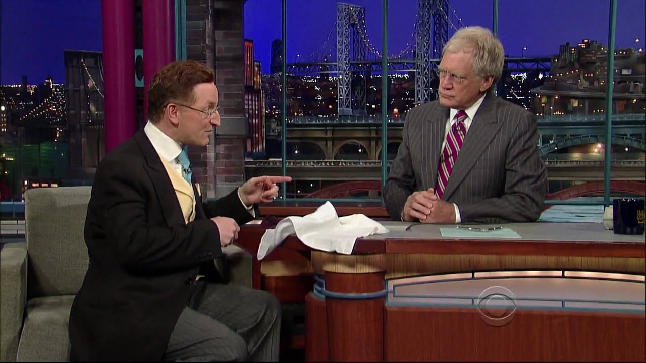 Magician Steve Cohen on David Letterman