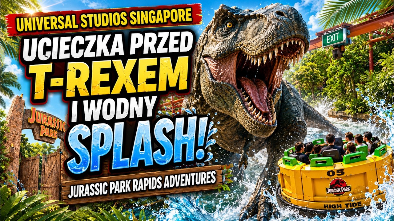 Universal Studios Singapore: Jurassic Park Rapids Adventures