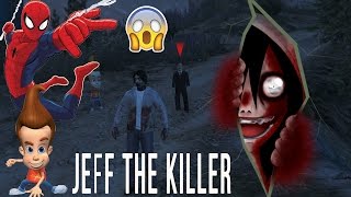 Şimşek McQueen ve Örümcek Adam , Afacan Jimmy Jeff The Killlerin Saldırısına uğruyor