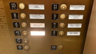 Custom Otis Elevonic 401 Elevators @ DePaul Lewis Center - Chicago, IL.