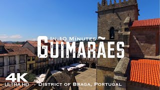 Guimarães 2024 Drone Aerial 4K Guimaraes Braga Portugal