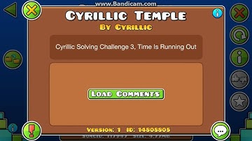 Geometry Dash (2.01) Cyrillic Temple by Cyrillic.[Challenge]{Request}