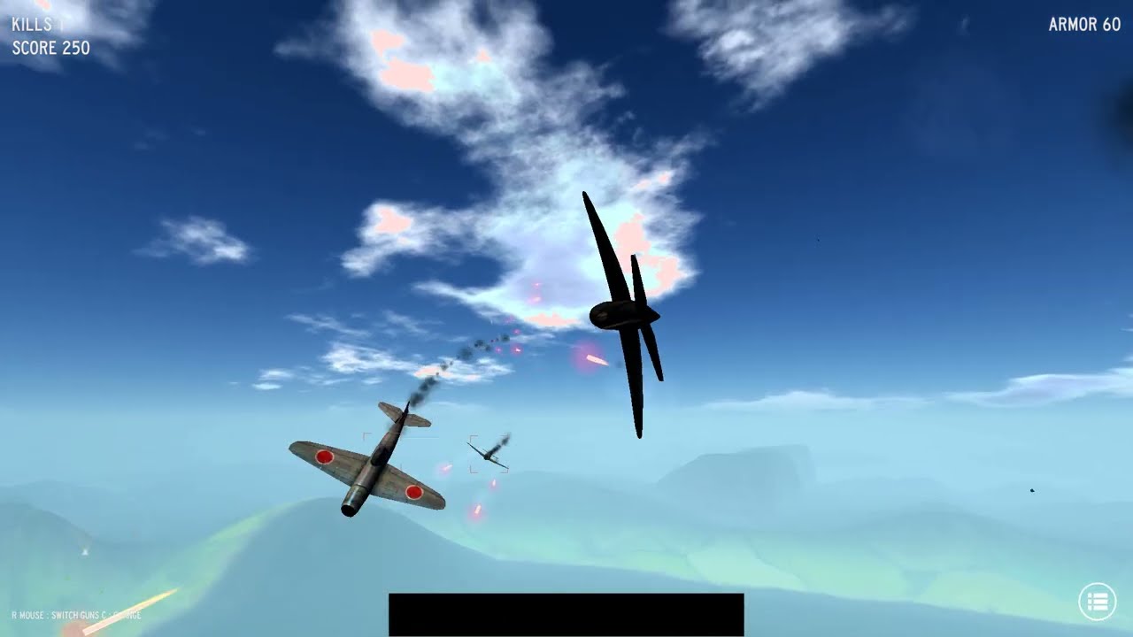 Me playing Aerial Combat Simulator...