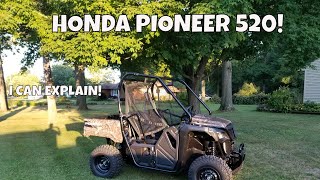 Why I Bought The 2022 Honda Pioneer 520!