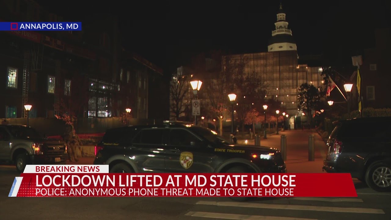 Lockdown lifted at Maryland State House after threat