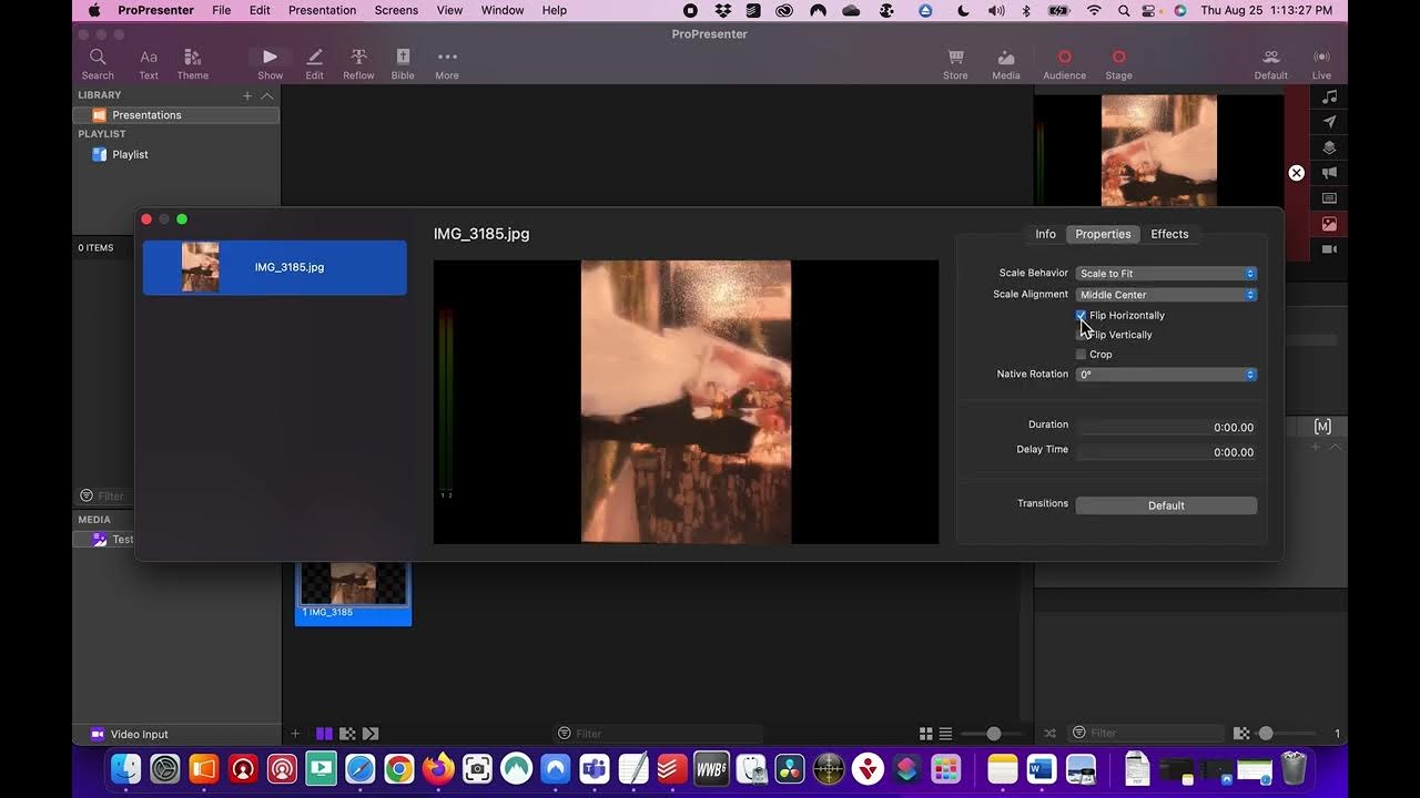 ProPresenter 7 How To Rotate Images YouTube