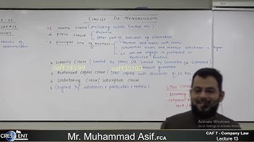 CAF-7 CLAW-Sir-Asif-Lecture-13