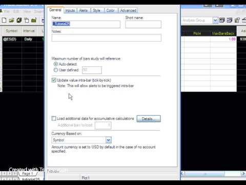 Tutorial 25 Part 2 | Accumulation or smoothing type indicators | Maxbarsback and Load AdditionalBars