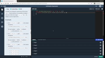 CodeSignal. Arcade. The Core. 13. Arithmetic Expression (Solution + Explanation)