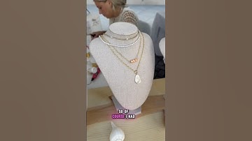 These Seashell Necklaces are gorgeous #shorts #smallbusiness
