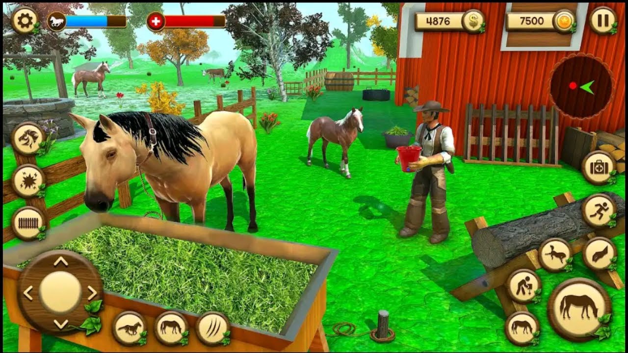 horse simulator 3d Game || actiongaming29 - YouTube
