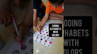 Coding activity with alpabets and colors Wealth