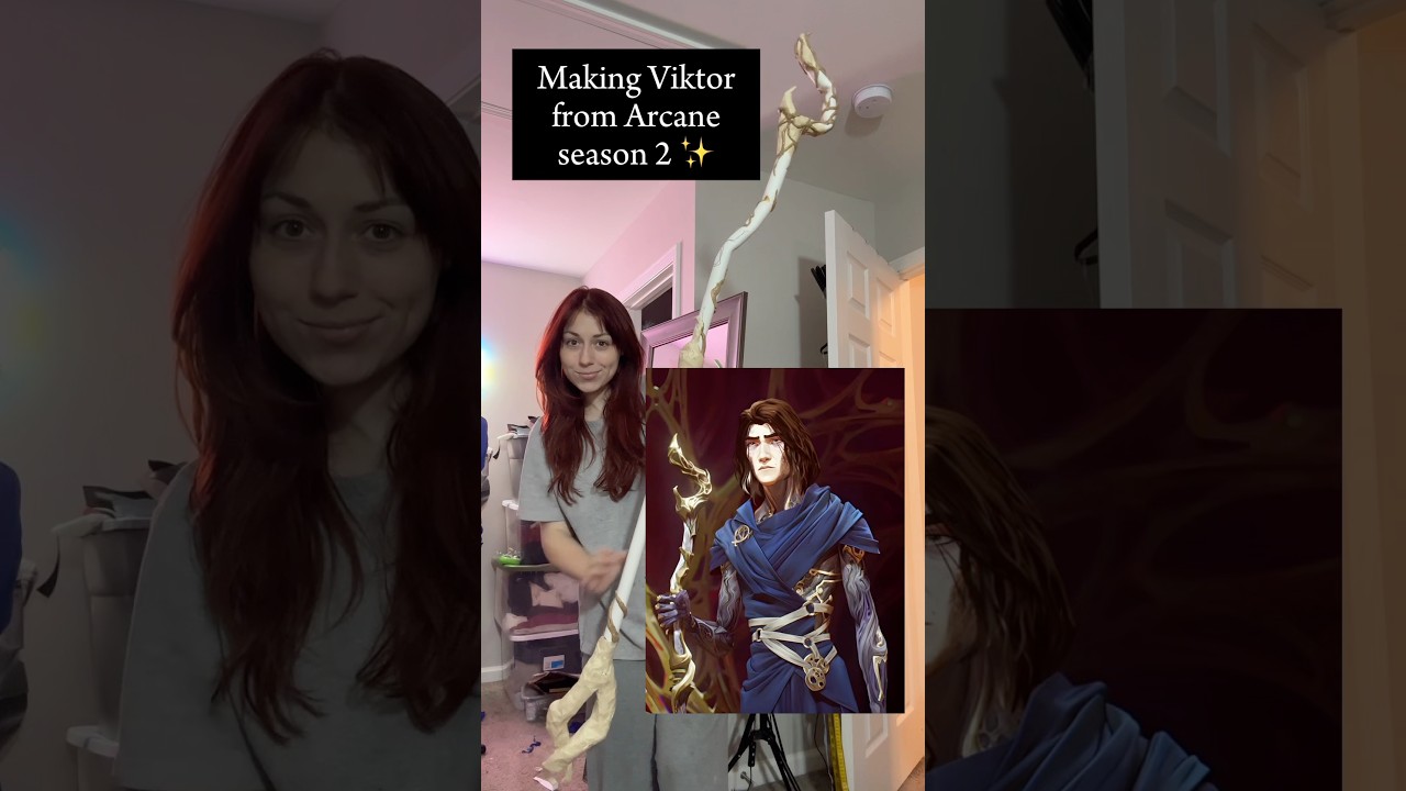making Viktor from Arcane season 2! #cosplay #viktor #viktorcosplay #arcane #arcanecosplay
