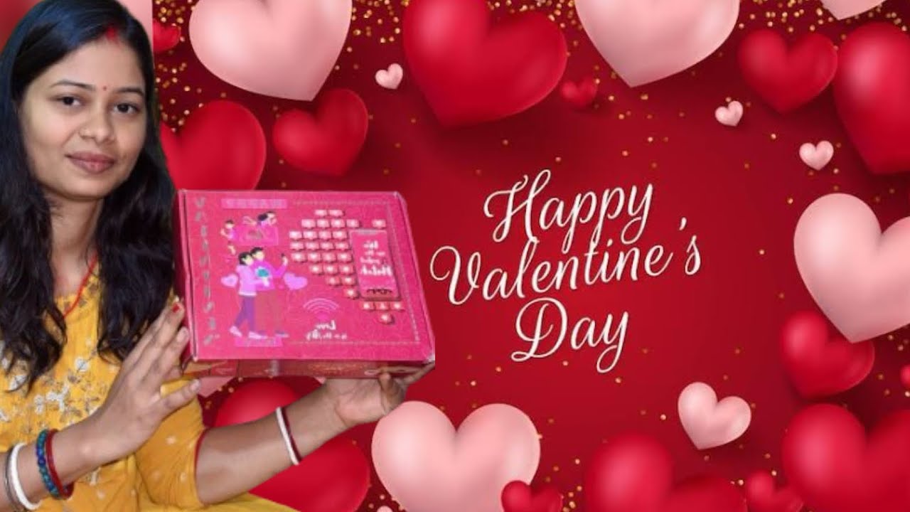 Valentine day gift unboxing best gift Amazon || Manisha Rawani 