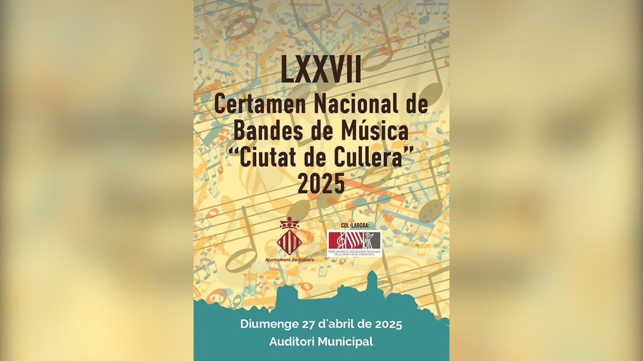 DIRECTO | Audición de la mañana | CERTAMEN NACIONAL DE BANDAS DE MÚSICA 