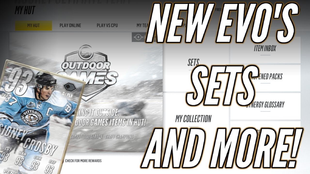 NEW HUT STUFF. EVO'S, Sets And More! - NHL 18 Ultimate Team