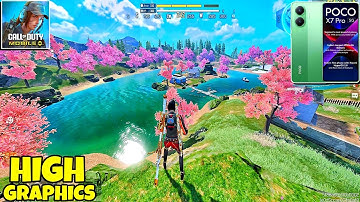 POCO X7 PRO CODM HIGH GRAPHICS GAMEPLAY TEST