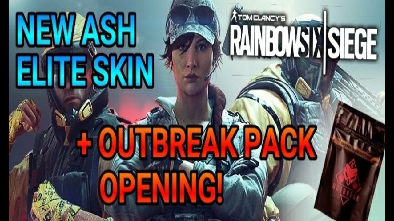 Ash Elite skin + Outbreak pack opening! (Rainbow Six Siege) - YouTube