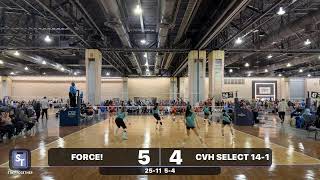 FORCE! 2025/2026 vs CVH SELECT 14-1 (PU)
