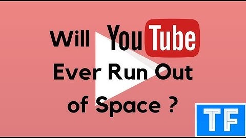 Will YouTube Ever Run Out of Space to Store Videos ?