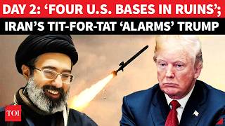 ‘4 US Bases In Flames’: Iran’s TIT-FOR-TAT Pushing American Troops To Evacuate? | Tehran’s Big Boast